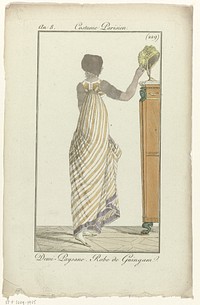 Journal des Dames et des Modes, Costume Parisien, 9 juillet 1800, An 8 (229) : Demi-Paysan (...) (1800) by anonymous and Pierre de la Mésangère