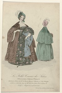 Le Follet Courrier des Salons, Lady's Magazine and museum, 1835-1836, No. 474: Petit bord en velours (...) (1835 - 1836) by Eugène Mondain and Dobbs and Page