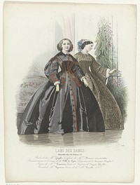 L'Ami des Dames, ca. 1863, No. 928 : Robes de la Mon. Gagelin (...) (c. 1863) by Préval, Désire, François Claudius Compte Calix and Moine
