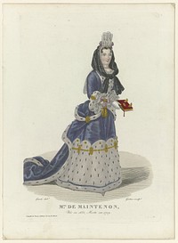 Madame de Maintenon, Née en 1635, Morte en 1719, No. 74 (1783 - 1831) by Georges Jacques Gatine, Louis Marie Lanté and Arnauld de Vresse