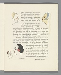 Gazette du Bon Ton, 1914 - No. 5, pag. 157: La Palette des Dames (1914) by E Ayres, anonymous, Lucien Vogel, Paul Cassirer, Heinemann, Jacques Povolozky and G Kadar