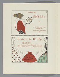 Gazette du Bon Ton, 1920 - No. 3, p. XVIII: advertenties (1920) by anonymous, Lucien Vogel, The Field Press, Naville et Cie, Condé Nast Publisher and Imprimerie Studium