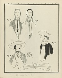 Gazette du Bon Ton. Art- Modes & Frivolités, 1922 - No. 8 : Cravate de chasse (1922) by anonymous, Lucien Vogel, Condé Nast Publisher and Condé Nast et Co Ltd