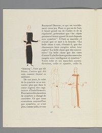 Gazette du Bon Ton, 1922 - No. 9 : p. 258: les robes assymétriques (1922) by anonymous, Lucien Vogel, Condé Nast Publisher and Condé Nast et Co Ltd