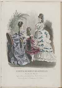 Journal des Dames et des Demoiselles, 15 Novembre 1872, No. 1077B (1872) by A Bodin, Emile Préval, Ad Goubaud et Fils and Bruylant Christophe et Compagnie
