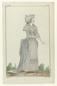 Cabinet des Modes ou les modes nouvelles, 15 juillet 1786, pl. II (1786) by A B Duhamel, Pugin and Buisson