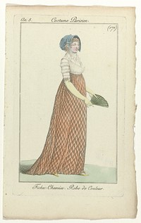 Journal des Dames et des Modes, Costume Parisien, 11 novembre 1799, An 8 (171) : Fichu-Chemis (...) (1799) by anonymous and Pierre de la Mésangère