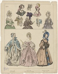 Townsend's Monthly Selection of Parisian Costumes, 1837, No. 684 : Casaque en satin (...) (1837) by anonymous and Henry James Townsend