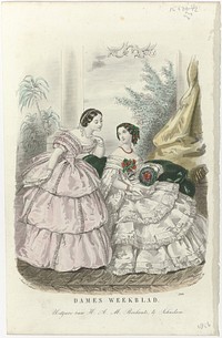 Dames weekblad, 1856, No. 2101 : Uitgave van H.A.M. Roelants (...) (1856) by Anaïs Colin Toudouze, anonymous, Hendrik Adriaan Marius Roelants and Leroy
