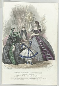 Moniteur des Dames et des Demoiselles, 1858, No. 516 : Etoffes pour Ameublements (...) (1858) by Jean Baptiste Réville, Jules David 1808 1892 and Lamoureux
