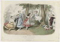 La Mode Illustrée, 1867, No. 29: Costumes d'Enfants (1867) by J Bonnard, Anaïs Colin Toudouze and Gilquin and Fils