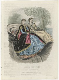 La Mode Illustrée, 1868, No. 24: Toilettes de Mme Breant-Castel (...) (1868) by J Bonnard, Anaïs Colin Toudouze and A Leroy