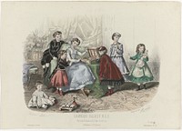 La Mode Illustrée, ca. 1868, No. 51: Costumes d'Enfants (...) (c. 1868) by Huard, Héloïse Leloir Colin and Gilquin