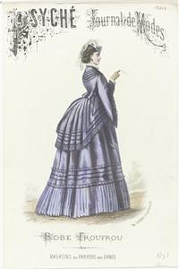 Psyché Journal de Modes, 1871 : Robe Froufrou des (...) (1871) by anonymous and Lender