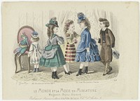 Le Monde et la Mode en Miniature, 1873, No. 88 : Rubans et Passementeri (...) (1873) by A Bodin, E Guerdet, Ad Goubaud et Fils and H Lefèvre