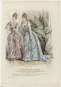 Le Moniteur de la Mode, 1887, Nr. 2337, No. 4 : Corsets Ceinture-Régent (...) (1887) by Edouard Tailland, Jules David 1808 1892, Larivière and Abel Goubaud