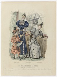 Le Moniteur de la Mode, 1892, Nr. 2812c, No. 37: Corsets brevetés (...) (1892) by A Portier, L Mesnil, Abel Goubaud and Larivière