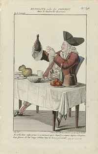 Petite Galerie Dramatique, 1796-1843, No. 396: Hypolite rôle Pierrot (...) (1796 - 1843) by anonymous, Adrien Joly and Aaron Martinet