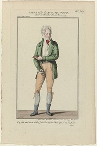 Petite Galerie Dramatique, 1796-1843, No. 367: Talon rôle de Mr Fait-Tout (...) (1796 - 1843) by anonymous, Carle Vernet and Aaron Martinet