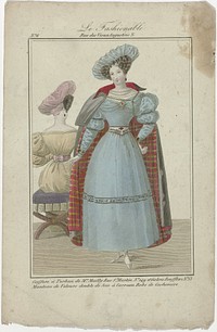 Le Fashionable, 1829, No. 6: Coiffure à Turban (...) (1829) by anonymous