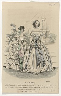 La Mode, mai 1841 : Robes de mousselin (...) (1841) by anonymous