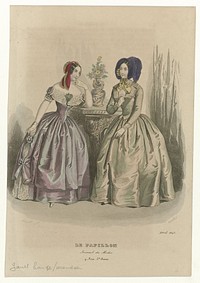 Le Papillon, Journal des Modes, avril 1845 (1845) by Eugène Mondain and Ange Louis Janet