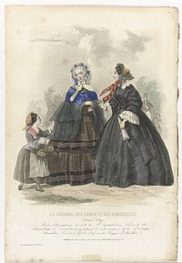 Le Journal des Dames et des Demoiselles, 1855, No. 430, Edition Belge : Modes d'Alexandrin (...) (1855) by anonymous, E B Strange and Co and Lamoureux