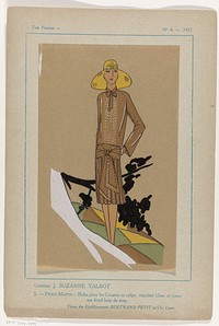 Très Parisien, 1927, No. 6 : -5: Création J. SUZANNE TALBOT (...) (1927) by anonymous, Suzanne Talbot, Bertrand Petit et Cie and G P Joumard