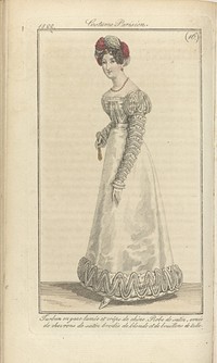 Journal des Dames et des Modes, editie Frankfurt 14 Avril 1822, Costumes Parisiens (16) (1822) by anonymous and J P Lemaire
