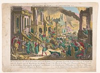 De verwoesting van de stad Jeruzalem (1755 - 1779) by Kaiserlich Franziskische Akademie, anonymous and Jozef II Duits keizer