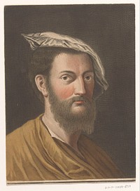 Portret van kunstenaar Francesco Primaticcio (1752 - 1762) by Antonio Pazzi, Giovanni Domenico Campiglia and Francesco Primaticcio