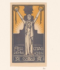 Felicitas et Pax 1926 (1926) by Bernard Willem Wierink