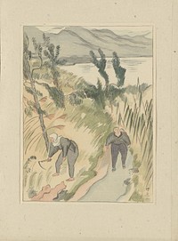 Nabij het Nippara meer (1917) by Morita Tsunetomo, Igami Bonkotsu and Nakajima Jûtarô