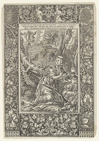 Boetvaardige H. Maria Magdalena (1589 - 1659) by Christoffel van Sichem II, Willem Isaacsz van Swanenburg and Abraham Bloemaert