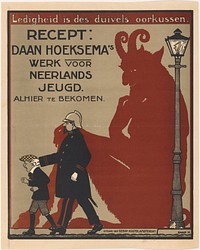 Affiche voor kinderboeken van Daan Hoeksema (1894 - 1918) by anonymous, Daan Hoeksema and Gebroeders Koster