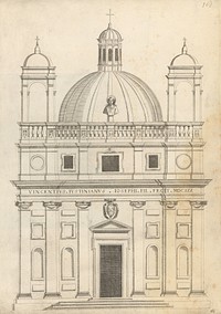 Gezicht op Bassano Romano (1636 - 1647) by Valérien Regnard and Nicolò Lorenese