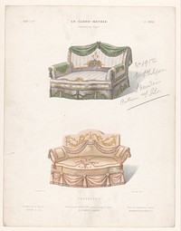 Twee banken (1885 - 1895) by Léon Laroche, Becquet frères, Eugène Maincent and Désiré Guilmard