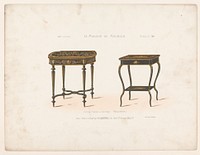 Twee tafels (1878 - in or after 1904) by anonymous, Victor Léon Michel Quétin, Victor Léon Michel Quétin and Victor Léon Michel Quétin
