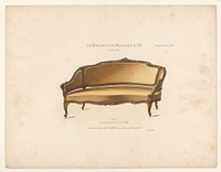 Canapé (1878 - in or after 1904) by anonymous, Victor Léon Michel Quétin, Victor Léon Michel Quétin and Victor Léon Michel Quétin