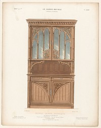 Buffetkast (1885 - 1895) by Chanat, Becquet frères, Eugène Maincent and Désiré Guilmard