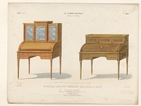 Twee bureaus (1885 - 1895) by Léon Laroche, Becquet frères, Eugène Maincent and Désiré Guilmard