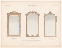 Drie spiegels (1895 - 1935) by Chanat, Monrocq and weduwe Eugène Maincent