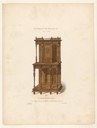 Kast (1878 - in or after 1904) by anonymous, Victor Léon Michel Quétin, Victor Léon Michel Quétin and Victor Léon Michel Quétin