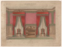 Eetkamer met draperieën (c. 1860 - c. 1880) by Midart, Désiré Guilmard, Becquet and Désiré Guilmard