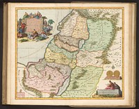 Kaart van het Heilige Land (1700) by Dirk Janszoon van Santen, Jan Luyken, Johannes L van Luchtenburg, Johannes L van Luchtenburg, Pieter Mortier I and Staten van Holland en West Friesland
