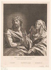 Christus als Man van Smarten en Maria als Mater Dolorosa (1652) by Pierre Daret, Simon Vouet, François Tortebat, François Tortebat and Lodewijk XIV koning van Frankrijk
