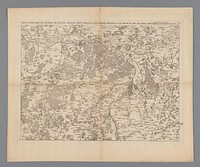 Kaart van Brabant (1706) by Jacobus Harrewijn and Eugene Henry Fricx