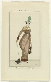 Journal des Dames et des Modes, 1912, Costumes Parisiens, no. 6: Robe à Panier (...) (1912) by Francisco Javier Gosé