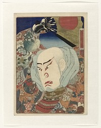 Nakamura Utaemon IV als Hôjô Tokiyori of als Taira Kiyomori (1837 - 1840) by Utagawa Sadamasu