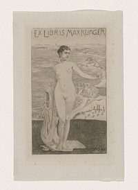 Ex libris van Max Klinger (1867 - 1920) by Max Klinger